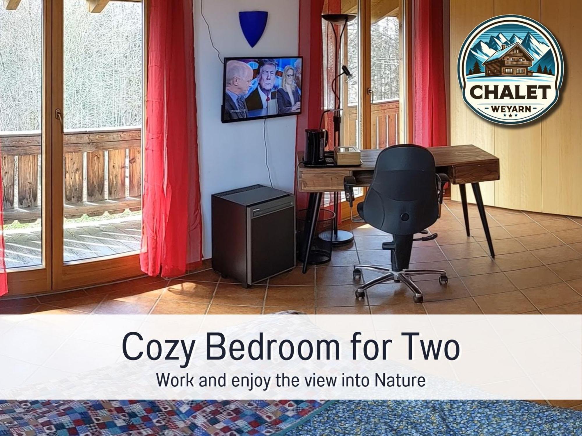Chalet Weyarn - Doppelzimmer Mit Gartenblick Dış mekan fotoğraf